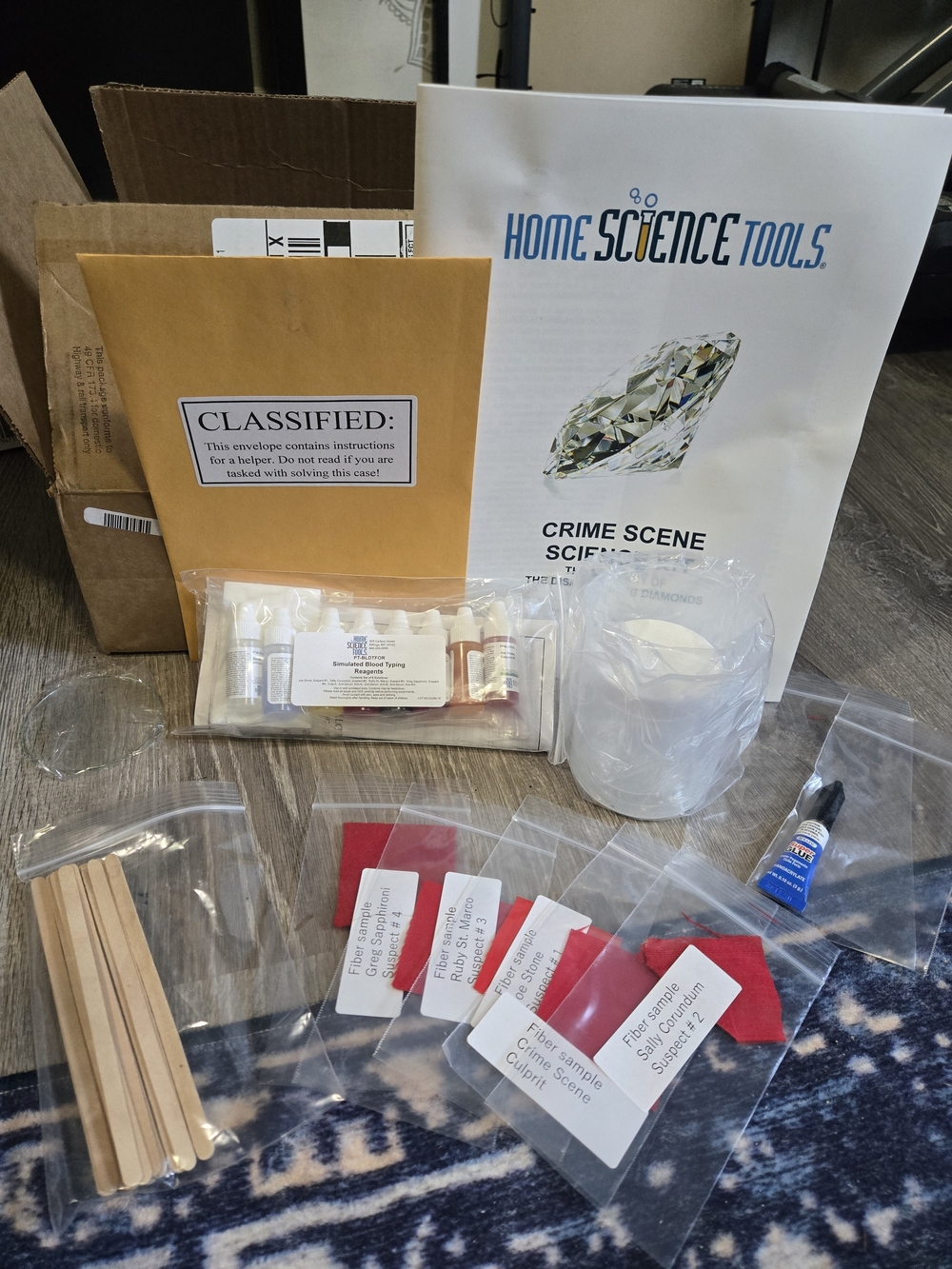 Home Science Tools - Crime Scene Investigation Kit – Unused